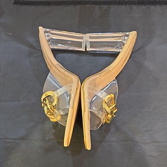 BRAND NEW BONNILEL CLEAR OPEN-TOE WOMEN'S SANDAL - Picture 12 of 16